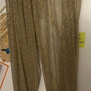 Gold pants